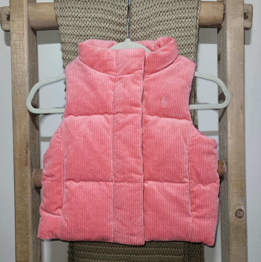 Ralph Lauren Baby Girl Stretch Corduroy Vest